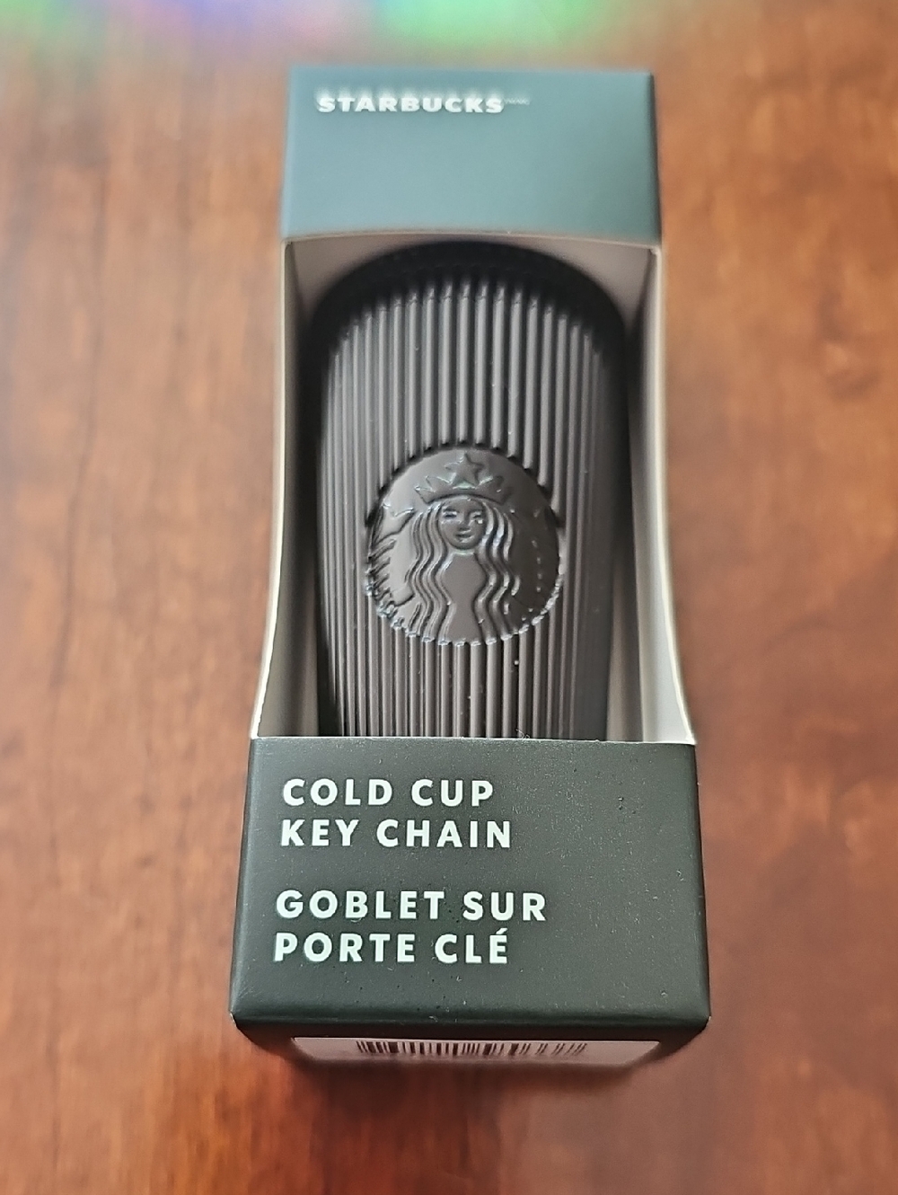 Starbucks Black Cold Cup Keychain Accessory